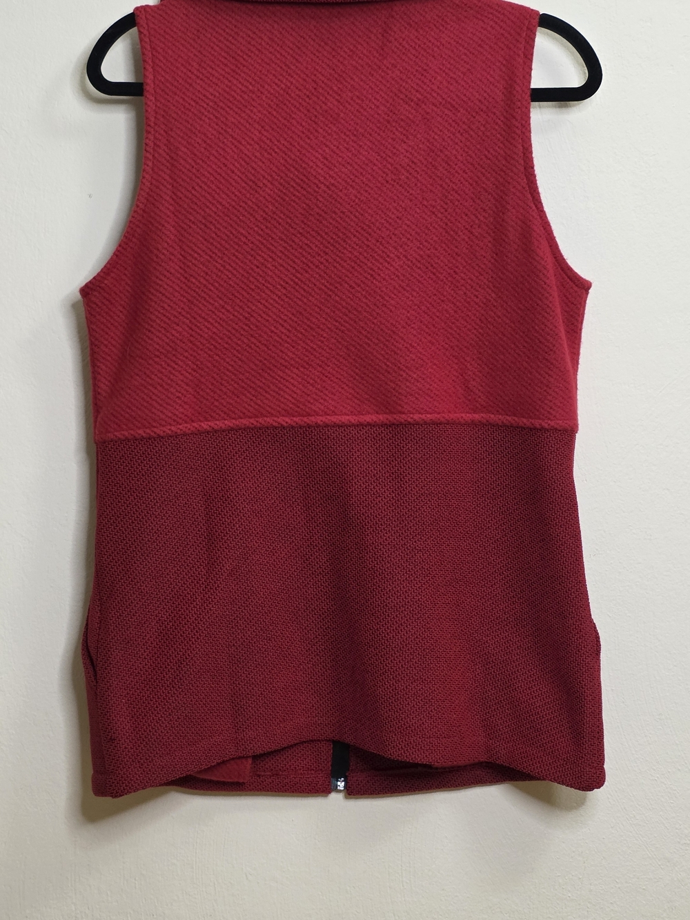 Trisha Tyler Women's Red Zip-Up Knit Jacket - Picture 2 of 3